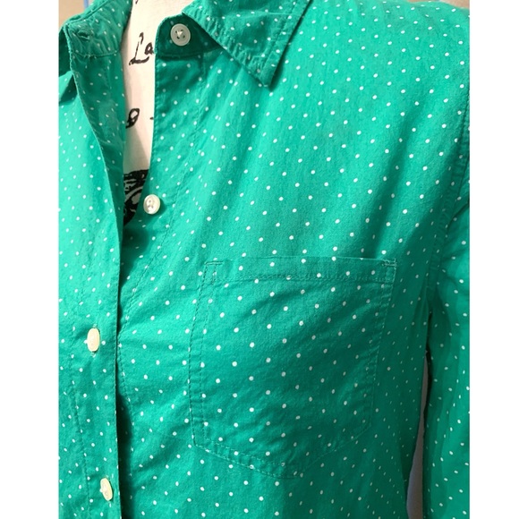 GAP Factory Women’s Boyfriend Fit Button Up Shirt - Picture 2 of 5